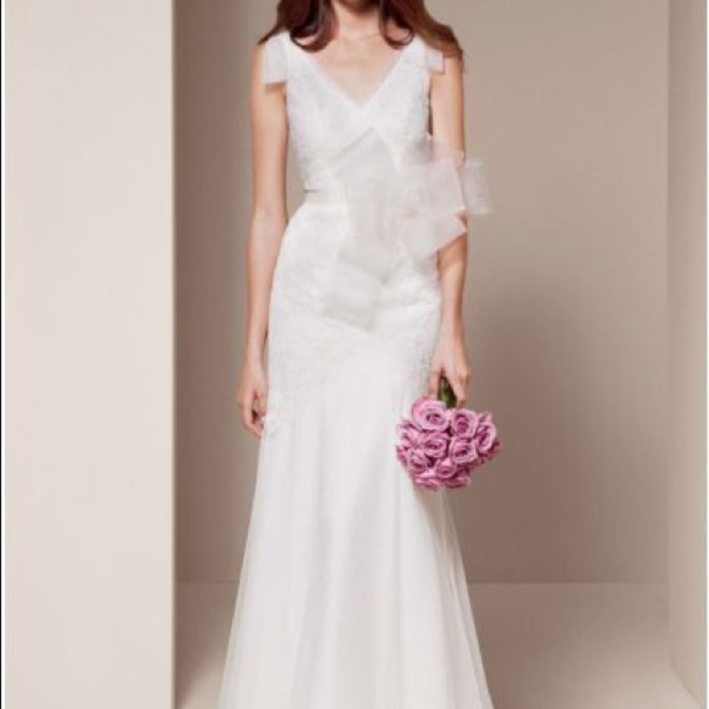 White by Vera Wang wedding gown